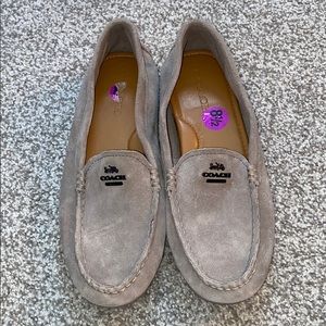 Coach suede loafer